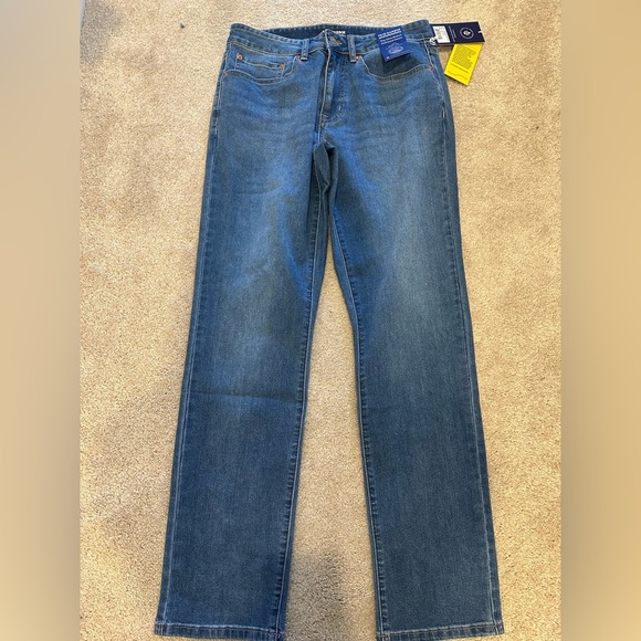 FAIR HARBOR Driftwood Stretch Denim Pant Beach Wash 30x32 NWT - Picture 4 of 5